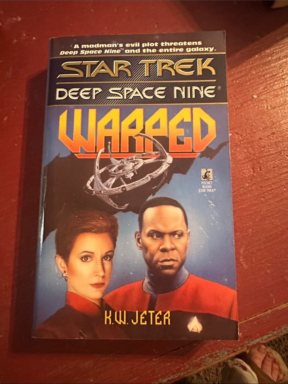 Star trek: Deep Space Nine — Warped (Blue Hardcover) by K.W. Jeter